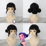 Rumi Mira Zoey Purple Red Black Styled Lace Front Cosplay Wigs