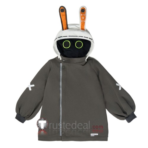 Zenless Zone Zero ZZZ Bangboo Eous Gijinka Hoodie Grey Cosplay Costume