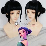 Rumi Mira Zoey Purple Red Black Styled Lace Front Cosplay Wigs