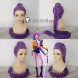 Rumi Mira Zoey Purple Red Black Styled Lace Front Cosplay Wigs