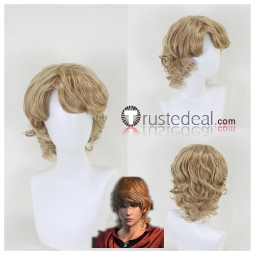Final Fantasy XVI XV FF15 Joshua Rosfield Aranea Highwind Firion Brown Silver Grey White Styled Cosplay Wigs