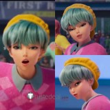 KPop Demon Hunters Film Saja Boys Jinu Abby Baby Romance Pink Black Green Styled Cosplay Wig