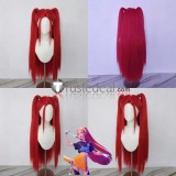 Rumi Mira Zoey Purple Red Black Styled Lace Front Cosplay Wigs