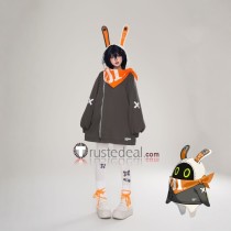 Zenless Zone Zero ZZZ Bangboo Eous Gijinka Hoodie Grey Cosplay Costume