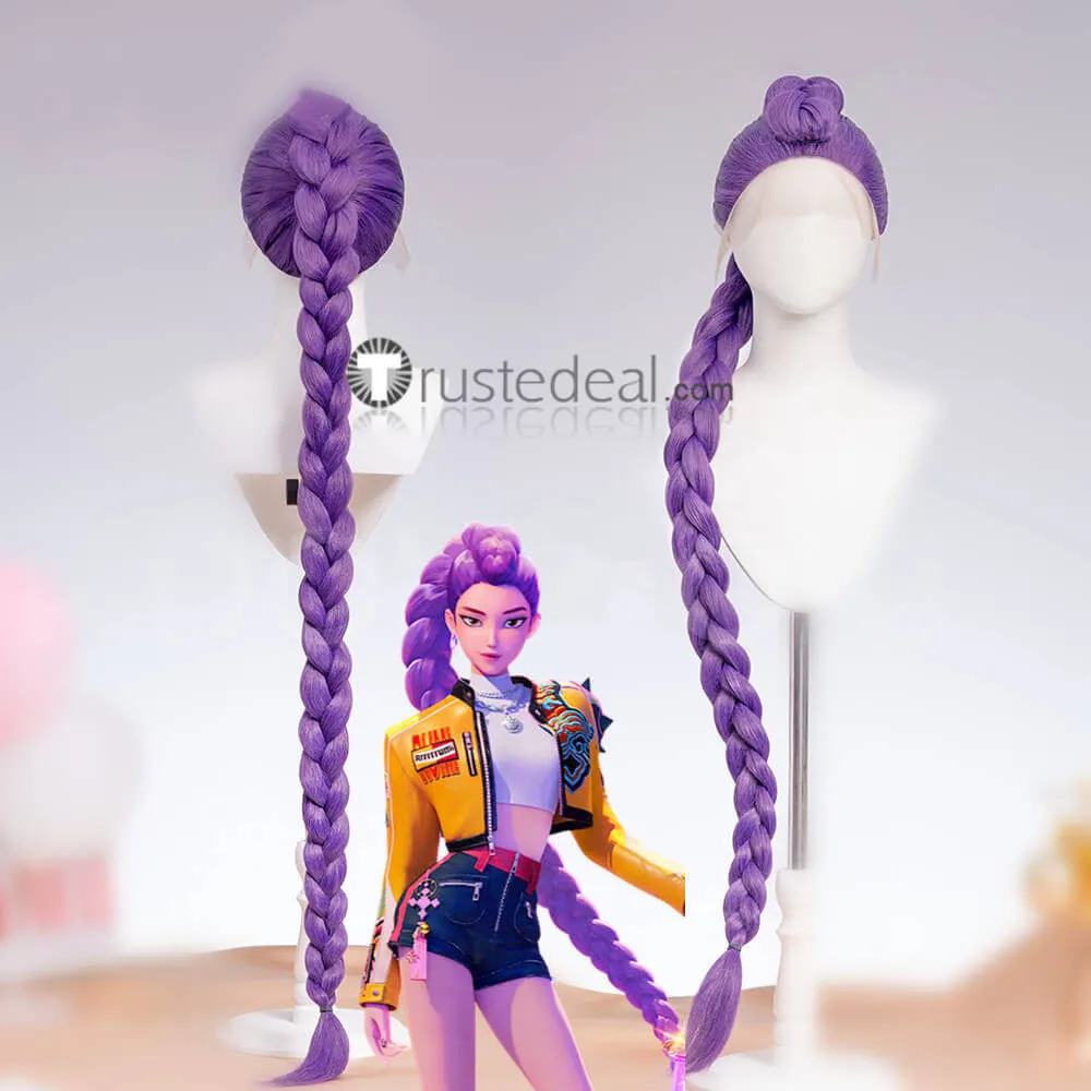 KPop Demon Hunters Film Rumi Mira Zoey Purple Red Black Styled