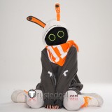 Zenless Zone Zero ZZZ Bangboo Eous Gijinka Hoodie Grey Cosplay Costume