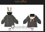 Zenless Zone Zero ZZZ Bangboo Eous Gijinka Hoodie Grey Cosplay Costume