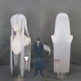 Detective Conan Black Organization Gin Yui Uehara Black Silver White Styled Cosplay Wigs