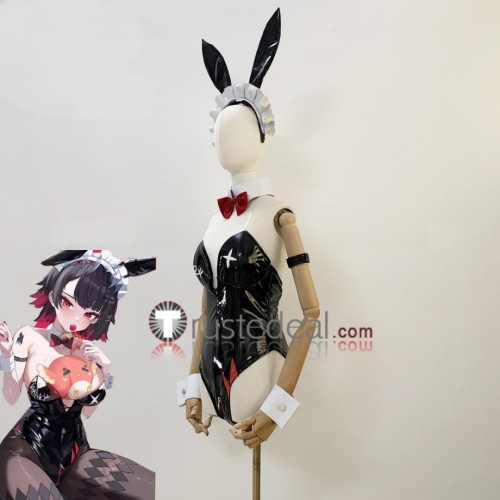 Zenless Zone Zero ZZZ Ellen Joe Bunny Suit Black Cosplay Costume Custom Size