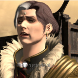 Final Fantasy XIV Emet-Selch Solus zos Galvus Hades Brown Silver Styled Cosplay Wig