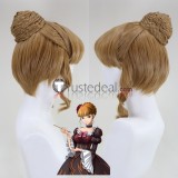 Higurashi no Naku Koro ni Higurashi When They Cry Beatrice Furudo Erika Blue Brown Styled Cosplay Wigs