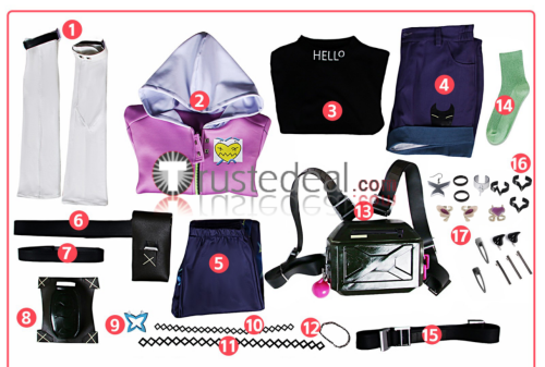 Valorant Agent Clove Cosplay Costume