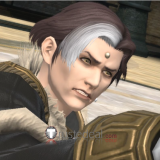 Final Fantasy XIV Emet-Selch Solus zos Galvus Hades Brown Silver Styled Cosplay Wig
