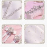 Diabolik Lovers Komori Yui Pure White Wedding Bridal Gown Dress Cosplay Costume