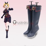 Chained Soldier Mato Seihei no Slave Nei Ookawamura Shushu Suruga Kyouka Uzen Black Cosplay Shoes Boots