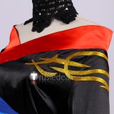 Final Fantasy XIV Yotsuyu Black Red Kimono Cosplay Costume