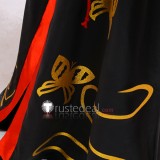 Final Fantasy XIV Yotsuyu Black Red Kimono Cosplay Costume