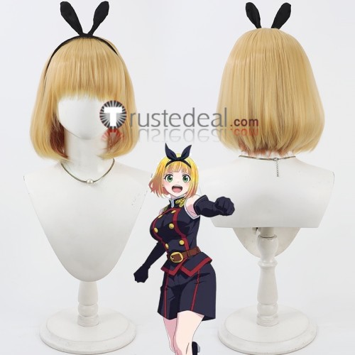Chained Soldier Mato Seihei no Slave Shushu Suruga Fukuma Varvara Pilipenko Yuuki Wakura Blonde Pink Blue Cosplay Wigs