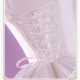 Diabolik Lovers Komori Yui Pure White Wedding Bridal Gown Dress Cosplay Costume