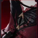 Love and Deepspace Sylus Abyssal Chaos Final Farewell Red Black Gothic Dress Cosplay Costume