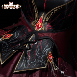 Love and Deepspace Sylus Abyssal Chaos Final Farewell Red Black Gothic Dress Cosplay Costume
