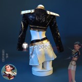 KPop Demon Hunters Zoey Golden Black Stage Cosplay Costume