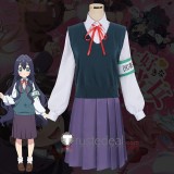 100 Kanojo Hakari Hanazono Shizuka Yoshimoto School Uniform Purple Cosplay Costume
