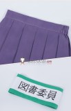 100 Kanojo Hakari Hanazono Shizuka Yoshimoto School Uniform Purple Cosplay Costume