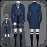 Black Butler Kuroshitsuji Emerald Witch Arc Kuroshitsuji Ciel Phantomhive Blue Suit Cosplay Costume
