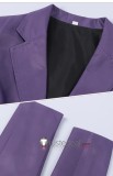 100 Kanojo Hakari Hanazono Shizuka Yoshimoto School Uniform Purple Cosplay Costume