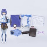 I'm Living with an Otaku NEET Kunoichi Hina Izumi Kanna Natsumi Blue White Cosplay Costumes