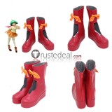 Macross Frontier Ranka Lee‌ Lynn Minmay Kaname Buccaneer Sheryl Nome Red Pink Black Cosplay Shoes Boots