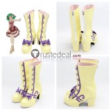 Macross Frontier Sheryl Nome‌ Ranka Lee Reina Prowler Pink White Red Yellow Cosplay Shoes Boots
