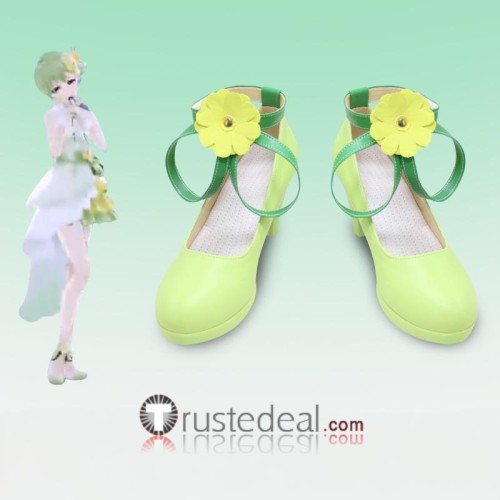 Macross Frontier Reina Prowler Makina Nakajima Freyja Wion Green Purple White Blue Cosplay Shoes Boots