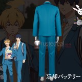 Boukyaku Battery Kei Kaname Haruka Kiyomine Blue Uniform Cosplay Costume
