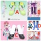 Macross Frontier Reina Prowler Makina Nakajima Freyja Wion Green Purple White Blue Cosplay Shoes Boots