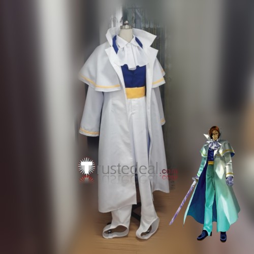 The Last Blade Shinnosuke Kagami White Cosplay Costume