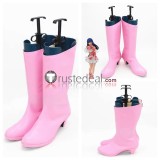 Macross Frontier Ranka Lee‌ Lynn Minmay Kaname Buccaneer Sheryl Nome Red Pink Black Cosplay Shoes Boots