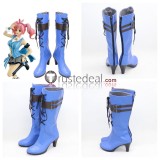 Macross Frontier Reina Prowler Makina Nakajima Freyja Wion Green Purple White Blue Cosplay Shoes Boots
