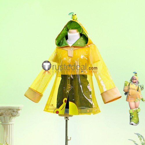 Overwatch 2 Season 15 Battle Skin Rainy Day Mei Yellow Cosplay Costume