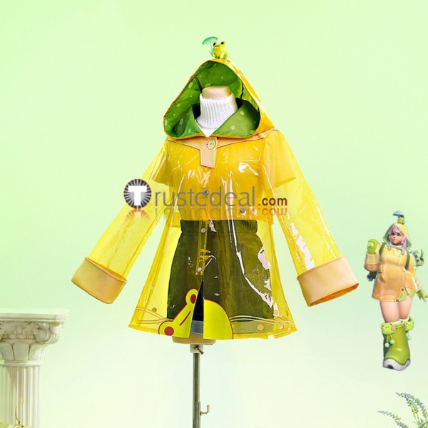 Overwatch 2 Season 15 Battle Skin Rainy Day Mei Yellow Cosplay Costume
