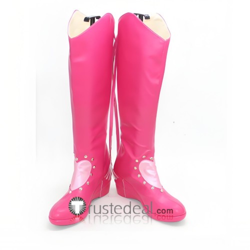 Macross Frontier Sheryl Nome‌ Ranka Lee Reina Prowler Pink White Red Yellow Cosplay Shoes Boots