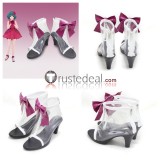 Macross Frontier Basara Nekki Mikumo Guynemer Mylene Flare Jenius Ranka Lee White Cosplay Shoes Boots
