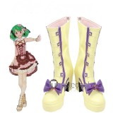 Macross Frontier Sheryl Nome‌ Ranka Lee Reina Prowler Pink White Red Yellow Cosplay Shoes Boots