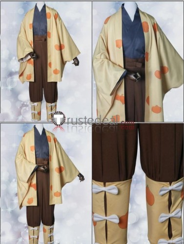 Kimetsu no Yaiba Demon Slayer Zenitsu Agatsuma Kimono Cosplay Costume