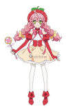 Acro Trip Berry Blossom Kaju Ichigo Magical Girl Pink Styled Cosplay Wig 90cm
