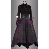 Project Sekai Colorful Stage PJSK Asahina Mafuyu Gothic Black Outfit Cosplay Costume