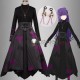 Project Sekai Colorful Stage PJSK Asahina Mafuyu Gothic Black Outfit Cosplay Costume