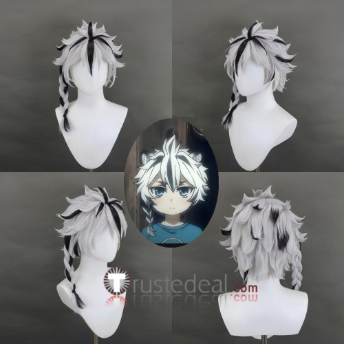 Tate no Yuusha no Nariagari The Rising of the Shield Hero Fohl Fayon White Black Styled Cosplay Wig