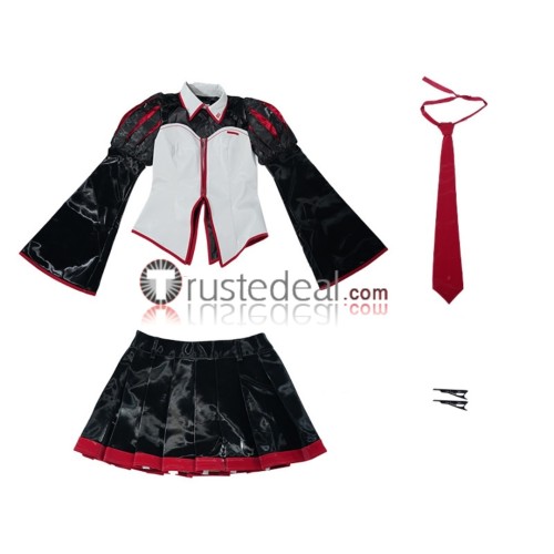 Vocaloid Zatsune Miku Black Cosplay Costume